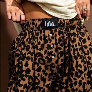 Lala Leopard Print Pants